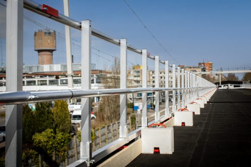 Dachüberdachung Flachdach den Helder